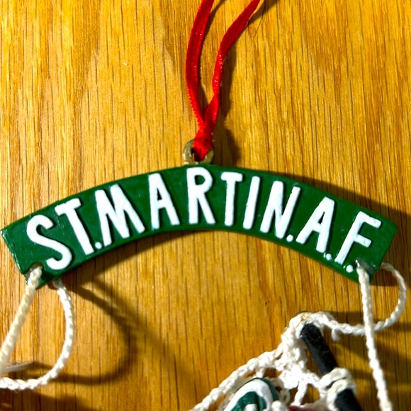 Christmas ornament Santa in a hammock St.Martin.A.F. - Picture 3 of 3